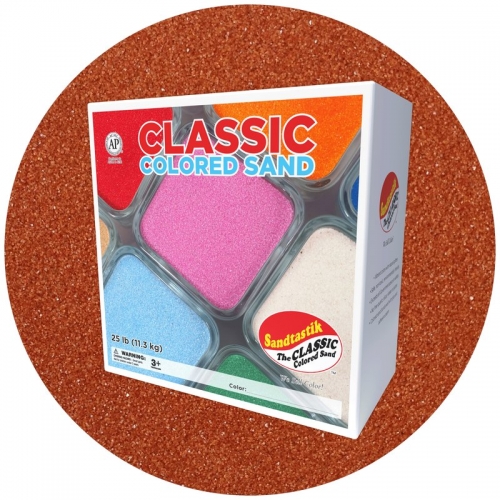 Classic Colored Sand - Marsala - 25 lb (11.3 kg) Box *SHIPPING INCLUDED via USPS within USA*