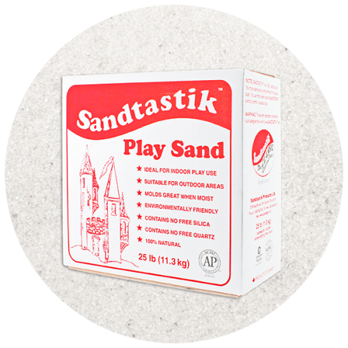 Classic Colored Sand - White - 25 lb (11.3 kg) Box