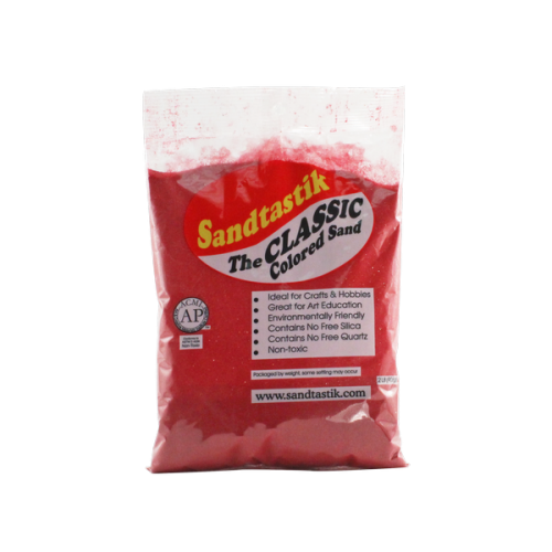 Classic Colored Sand - Red - 2 lb (908 g) Bag