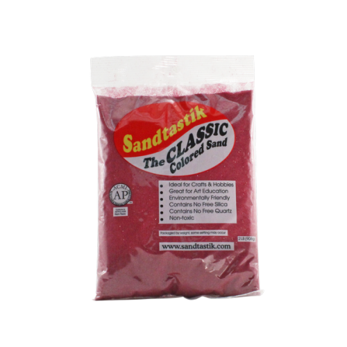 Classic Colored Sand - Burgundy - 2 lb (908 g) Bag