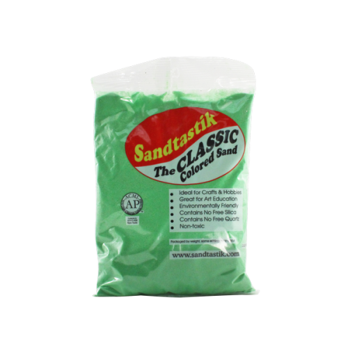 Classic Colored Sand - Fluorescent Green - 2 lb (908 g) Bag