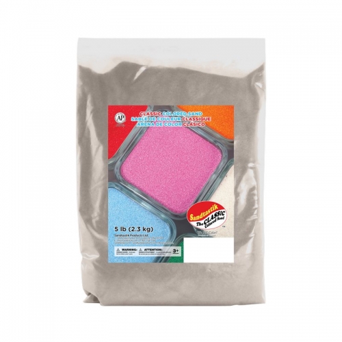 Classic Colored Sand - Grey - 5 lb (2.3 kg) Bag