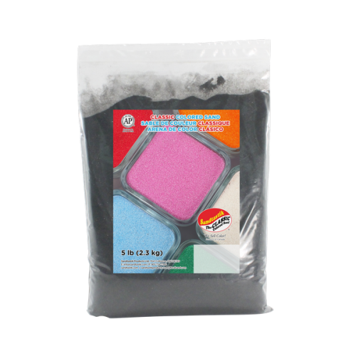 Classic Colored Sand - Black - 5 lb (2.3 kg) Bag