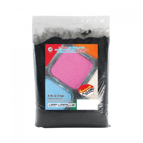 Classic Colored Sand - Black - 5 lb (2.3 kg) Bag