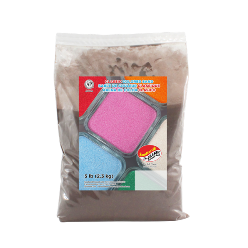 Classic Colored Sand - Brown - 5 lb (2.3 kg) Bag