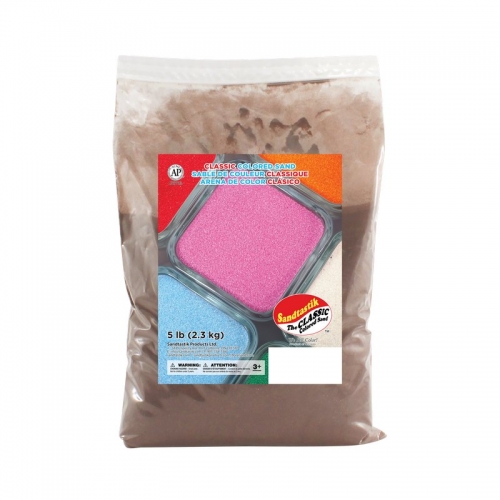 Classic Colored Sand - Brown - 5 lb (2.3 kg) Bag
