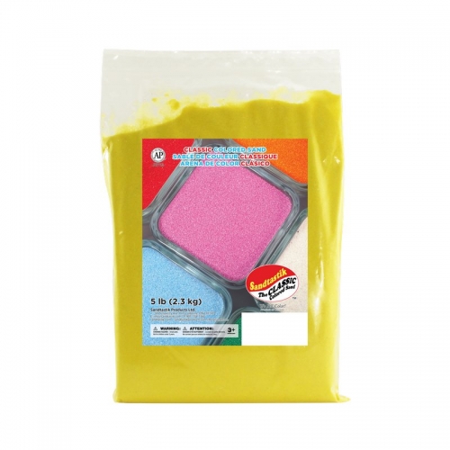 Classic Colored Sand - Yellow - 5 lb (2.3 kg) Bag Classic Colored Sand - Yellow - 5 lb (2.3 kg) Bag