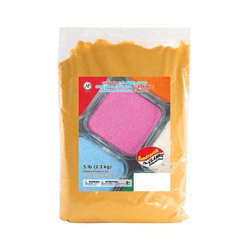 Classic Colored Sand - Fluorescent Orange - 5 lb (2.3 kg) Bag Classic Colored Sand - Fluorescent Orange - 5 lb (2.3 kg) Bag