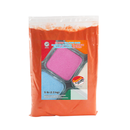 Classic Colored Sand - Orange - 5 lb (2.3 kg) Bag