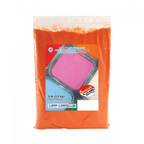 Classic Colored Sand - Orange - 5 lb (2.3 kg) Bag
