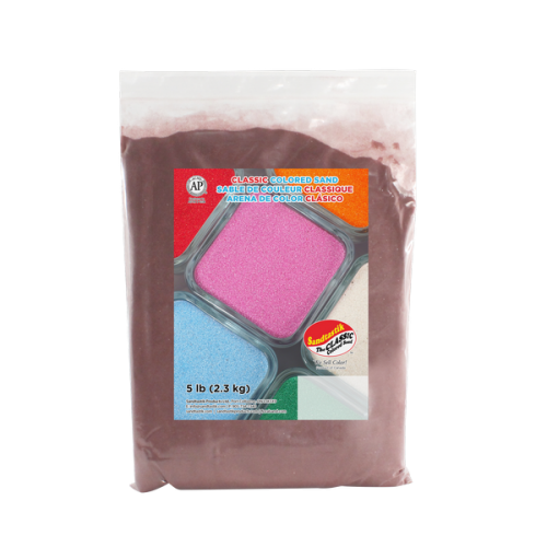 Classic Colored Sand - Brick - 5 lb (2.3 kg) Bag