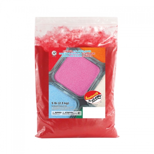 Classic Colored Sand - Red - 5 lb (2.3 kg) Bag