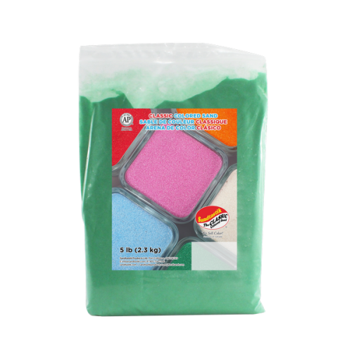 Classic Colored Sand - Light Green - 5 lb (2.3 kg) Bag