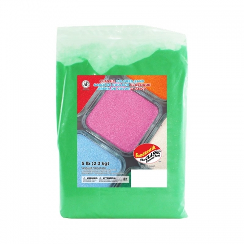 Classic Colored Sand - Light Green - 5 lb (2.3 kg) Bag