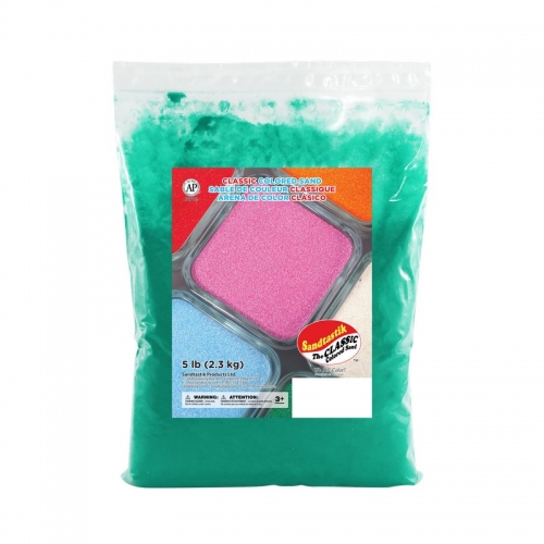 Classic Colored Sand - Green - 5 lb (2.3 kg) Bag