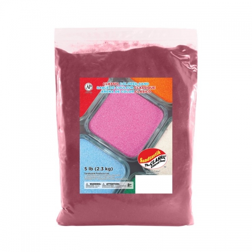 Classic Colored Sand - Cranberry - 5 lb (2.3 kg) Bag