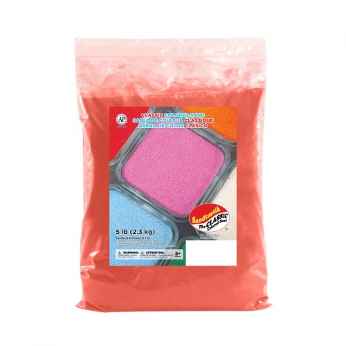 Classic Colored Sand - Coral - 5 lb (2.3 kg) Bag