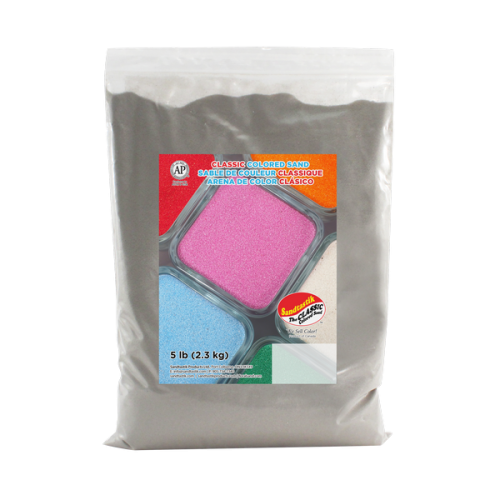 Classic Colored Sand - Silver - 5 lb (2.3 kg) Bag