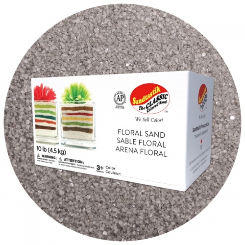 Floral Colored Sand - Dark Silver - 10 lb (4.5 kg) Box