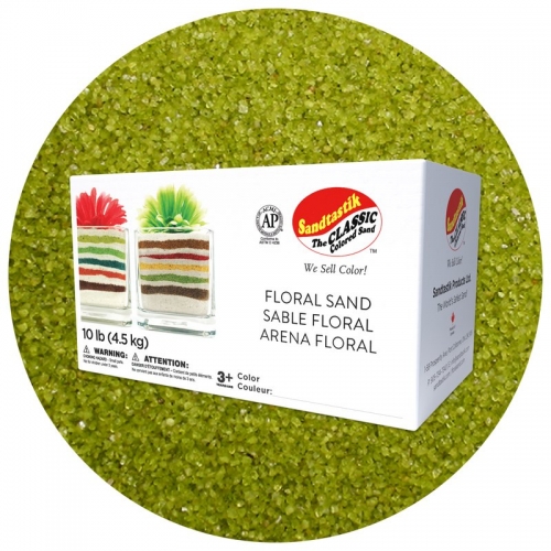 Floral Colored Sand - Cress Green - 10 lb (4.5 kg) Box