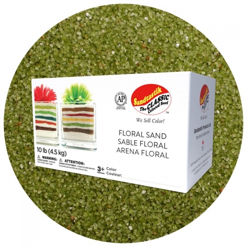 Floral Colored Sand - Kiwi - 10 lb (4.5 kg) Box