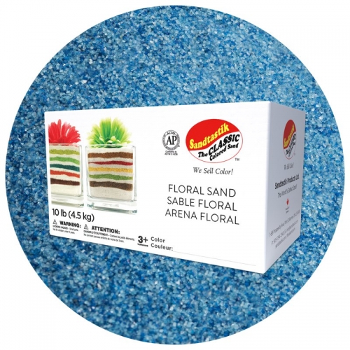 Floral Colored Sand - Blue Hawaii #2 - 10 lb (4.5 kg) Box
