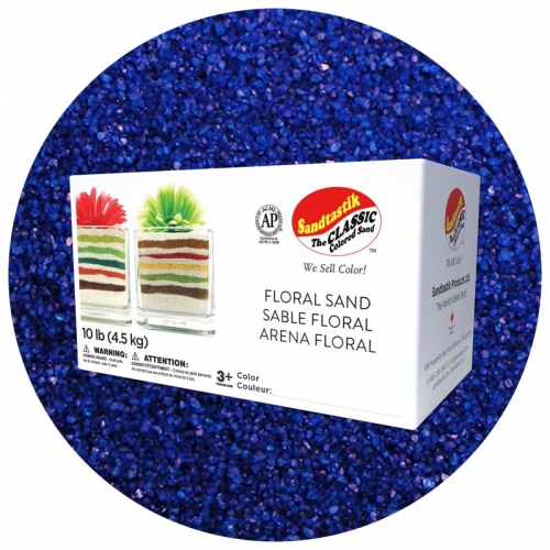 Floral Colored Sand - Baja Blue - 10 lb (4.5 kg) Box