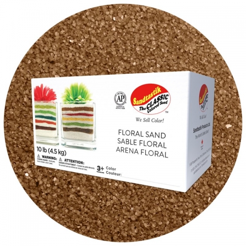 Floral Colored Sand - Espresso - 10 lb (4.5 kg) Box
