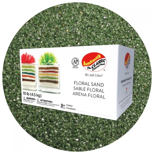 Floral Colored Sand - Avocado - 10 lb (4.5 kg) Box