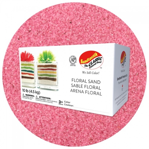 Floral Colored Sand - Pink - 10 lb (4.5 kg) Box