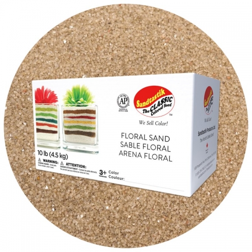 Floral Colored Sand - Latte - 10 lb (4.5 kg) Box