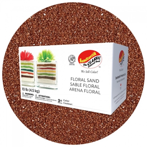 Floral Colored Sand - Marsala - 10 lb (4.5 kg) Box