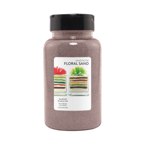 Floral Colored Sand - Light Grey - 22 oz (623 g) Bottle