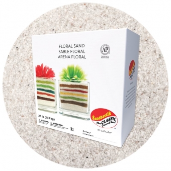 Floral Colored Sand - Natural - 25 lb (11.4 kg) Box