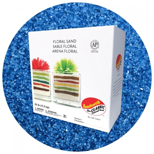 Floral Colored Sand - Blue Hawaii - 25 lb (11.4 kg) Box