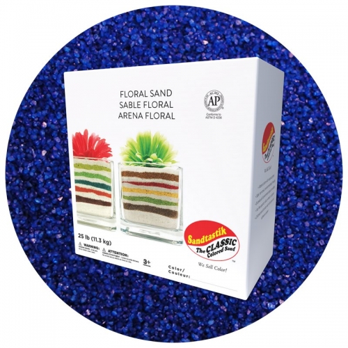 Floral Colored Sand - Baja Blue - 25 lb (11.4 kg) Box