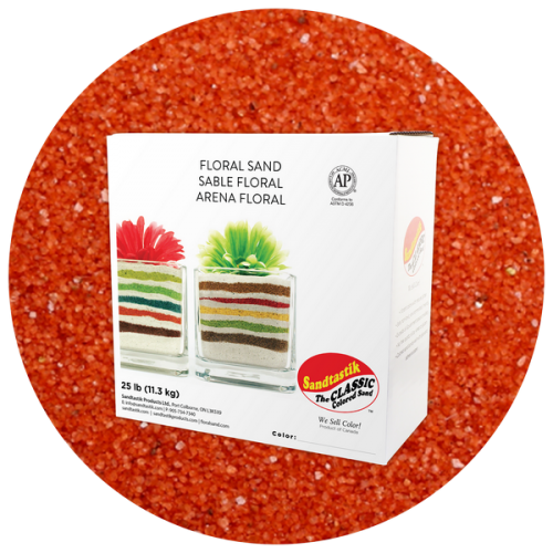 Floral Colored Sand - Spiced Cider - 25 lb (11.4 kg) Box *SHIPPING INCLUDED via USPS within USA*