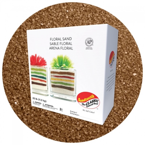 Floral Colored Sand - Espresso - 25 lb (11.4 kg) Box