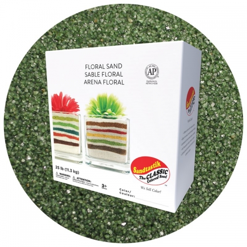 Floral Colored Sand - Avocado - 25 lb (11.4 kg) Box
