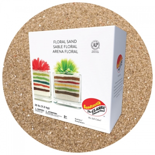 Floral Colored Sand - Latte - 25 lb (11.4 kg) Box