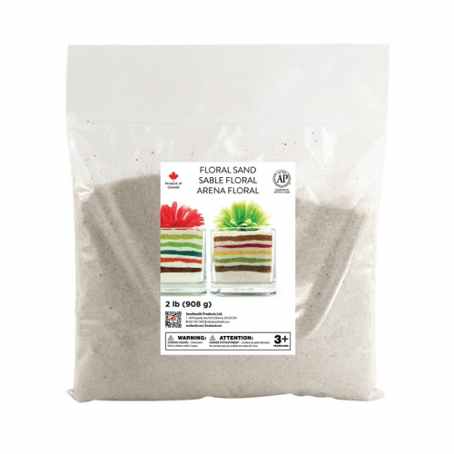Floral Colored Sand - Light Silver - 2 lb (908 g) Bag