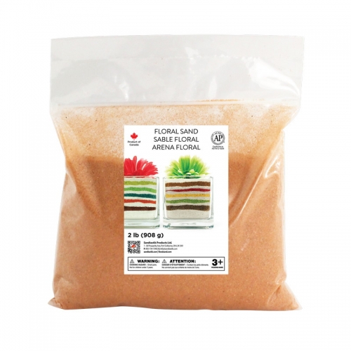 Floral Colored Sand - Marigold - 2 lb (908 g) Bag