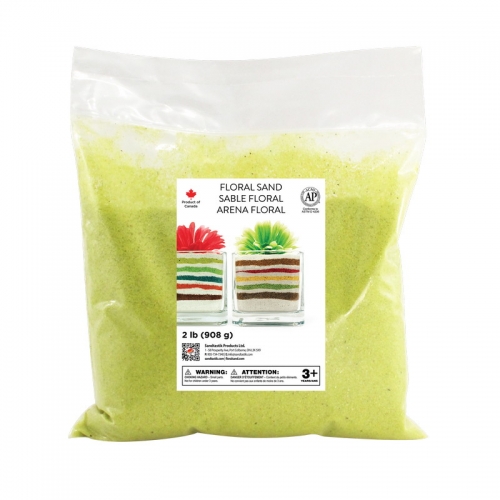 Floral Colored Sand - Lemon Drop - 2 lb (908 g) Bag