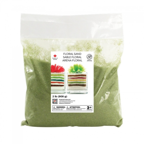 Floral Colored Sand - Kiwi - 2 lb (908 g) Bag