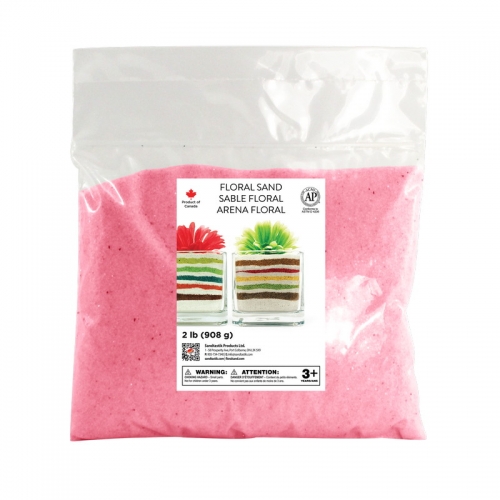Floral Colored Sand - Pink - 2 lb (908 g) Bag