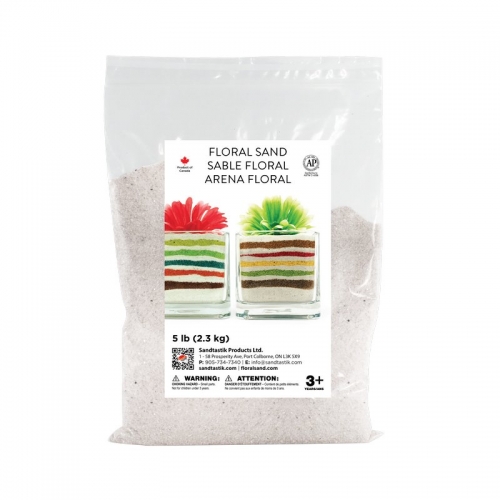Floral Colored Sand - Natural - 5 lb (2.3 kg) Bag
