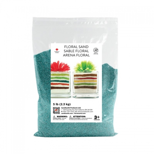 Floral Colored Sand - Caribbean Mist - 5 lb (2.3 kg) Bag