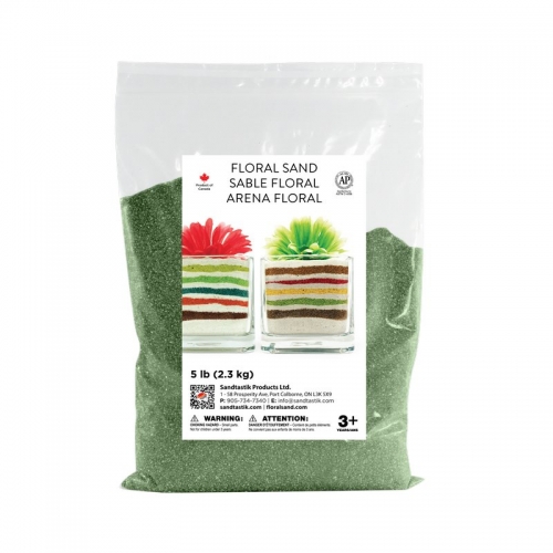 Floral Colored Sand - Avocado - 5 lb (2.3 kg) Bag