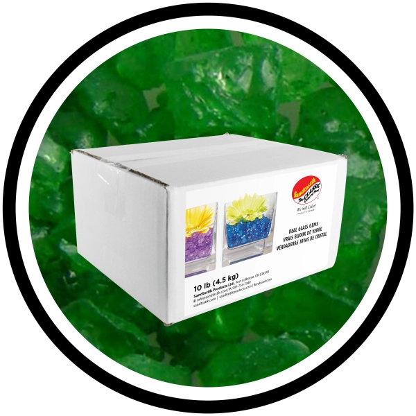 Colored Ice Green 10 Lb 4 54 Kg Box