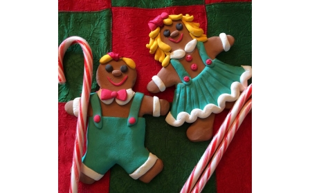 ColorPlus Gingerbread Christmas Ornaments